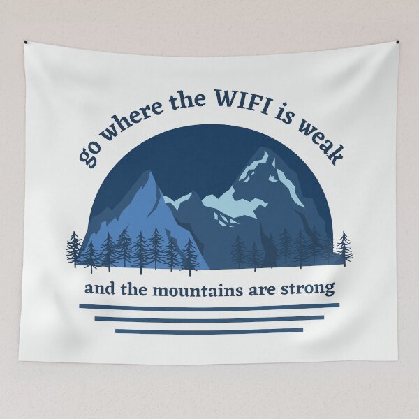 Item preview, Go Where The WIFI Is Weak  designed and sold by Harvey Bell.