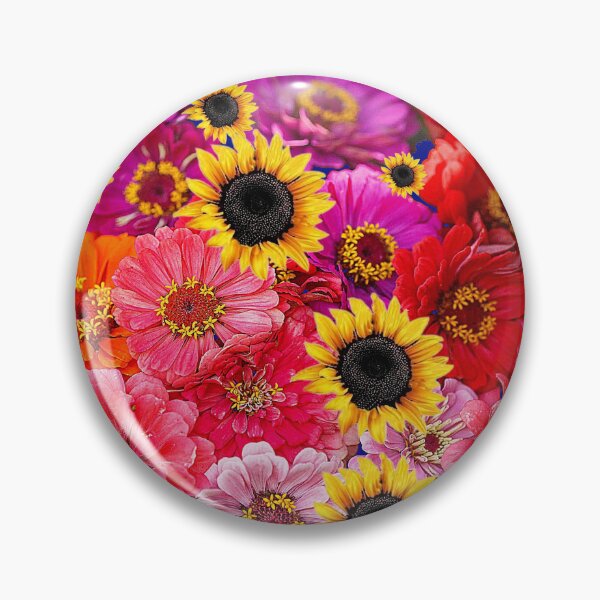 Item preview,  SUNFLOWER PATTERN ABSTRACT FLORALS RED ART designed and sold by sharlesart.
