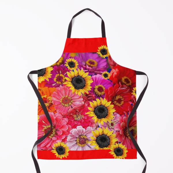 Item preview, SUNFLOWER PATTERN ABSTRACT FLORALS RED ART designed and sold by sharlesart.