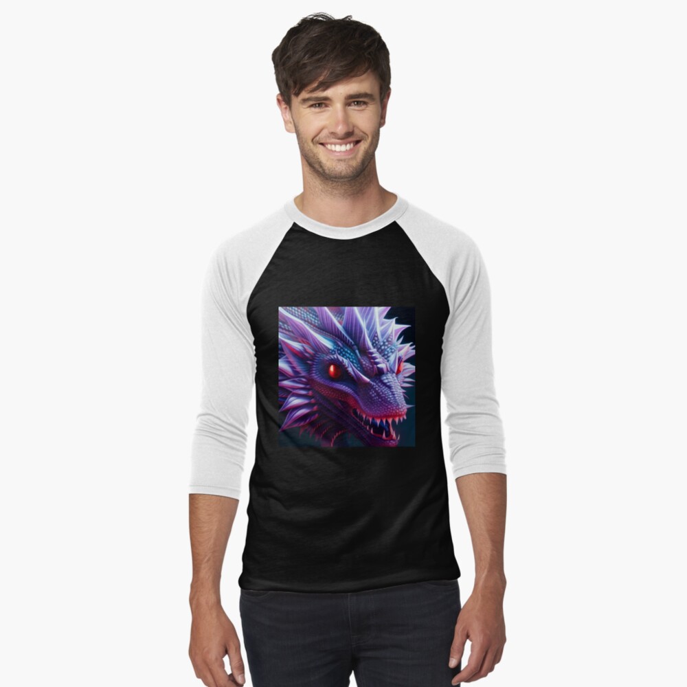 Item preview, Baseball ¾ Sleeve T-Shirt designed and sold by dragynrain.