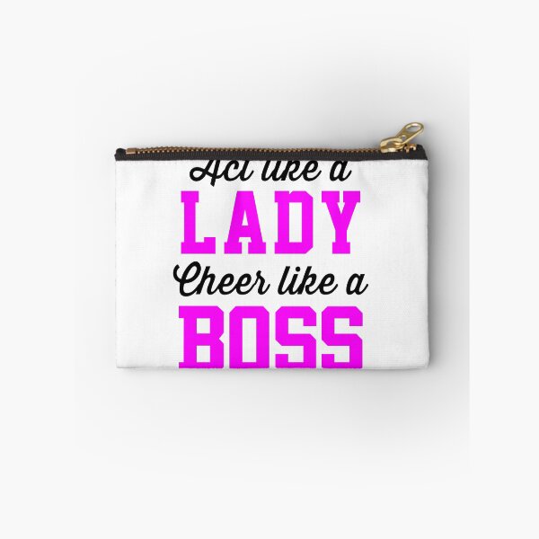 Item preview, ACT LIKE A LADY, CHEER LIKE A BOSS designed and sold by incheerdesigns.
