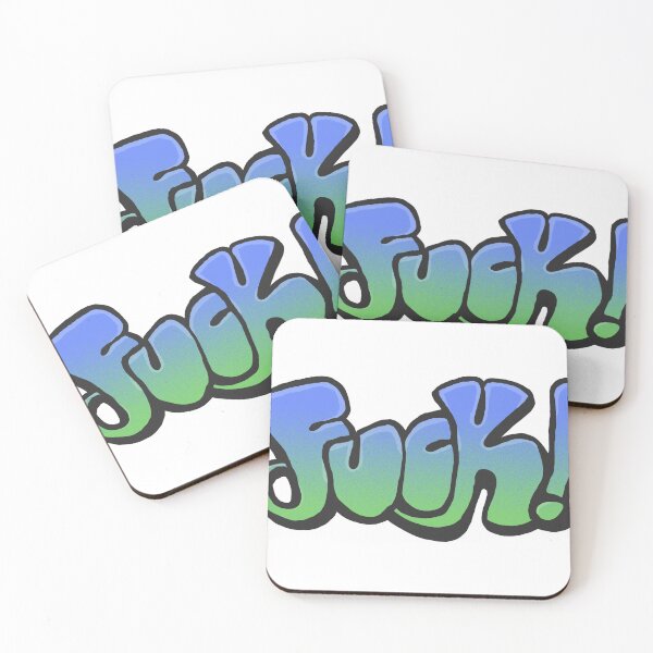 Item preview, FUCK!- Blue designed and sold by BioMassDesigns.