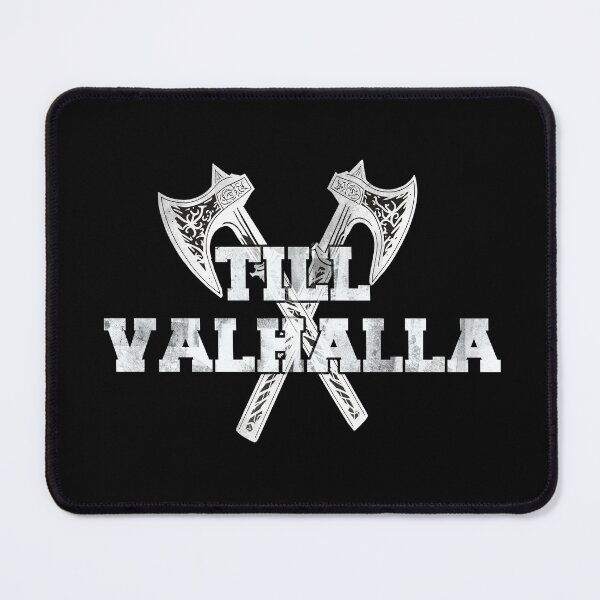 Item preview, Till Valhall Skal Skol Viking Rune with battle axes  designed and sold by PhotoArtMC.