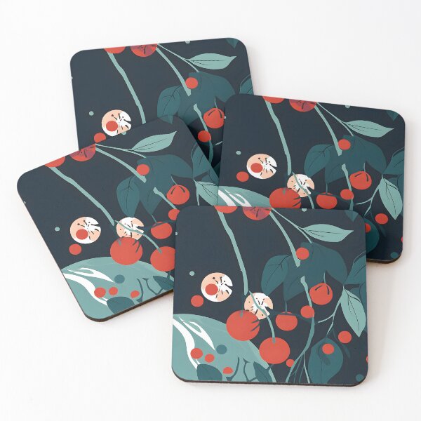 Item preview, Cherries in the Dark designed and sold by MadeOnTuesdays.