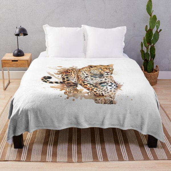 Item preview, Tiger, leopard, animal, beautiful colorful water color designed and sold by Lekiam.