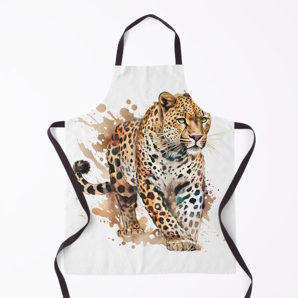 Item preview, Tiger, leopard, animal,  beautiful colorful water color  designed and sold by Lekiam.