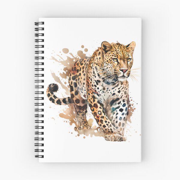 Item preview, Tiger, leopard, animal,  beautiful colorful water color  designed and sold by Lekiam.