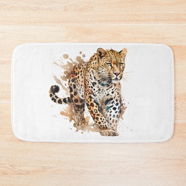 Item preview, Tiger, leopard, animal,  beautiful colorful water color  designed and sold by Lekiam.