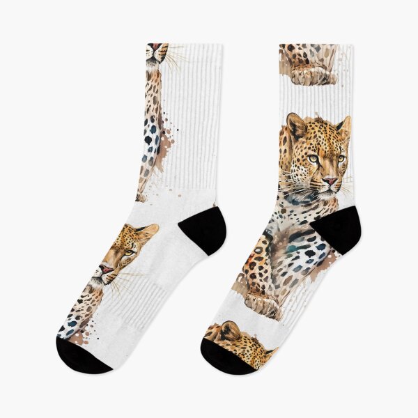 Item preview, Tiger, leopard, animal,  beautiful colorful water color  designed and sold by Lekiam.