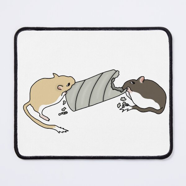 Item preview, 2 Cute cardboard eating gerbils designed and sold by Becky-Marie.