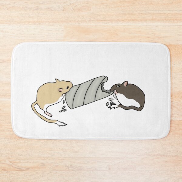 Item preview, 2 Cute cardboard eating gerbils designed and sold by Becky-Marie.