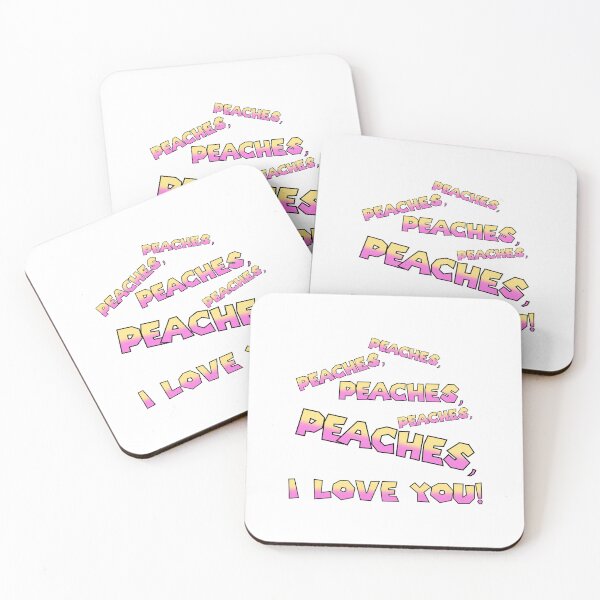 Item preview, Peaches, I Love You! designed and sold by epinkb.
