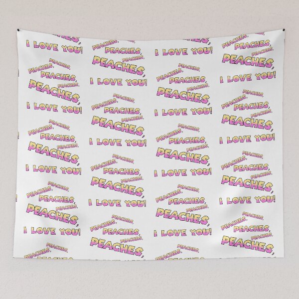 Item preview, Peaches, I Love You! designed and sold by epinkb.