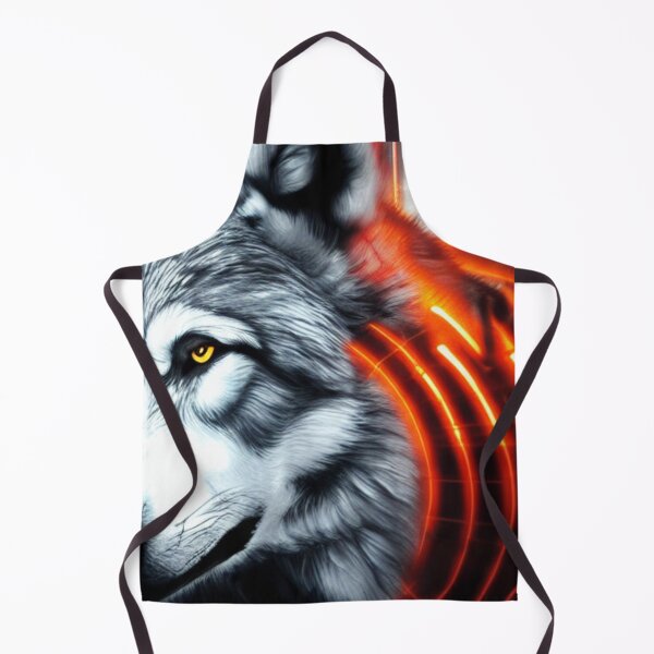 Aperçu de l'œuvre Wolf of Black, Grey, White, and Orange Highlighted créée et vendue par Sweet-Medley.
