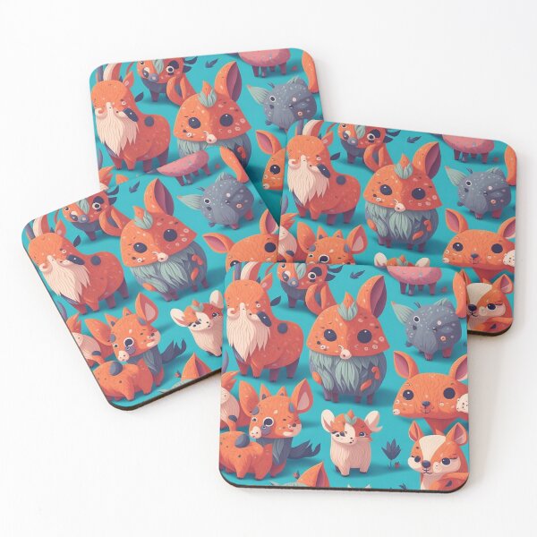 Item preview, Cute mutated forest animals designed and sold by dAiwid prints.
