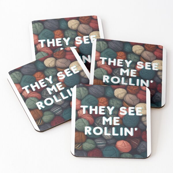 Item preview, Knitting, they see me rolling designed and sold by CremisArt.