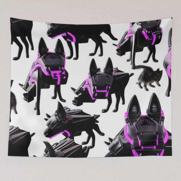 Item preview, Futuristic Wolves designed and sold by Sweet-Medley.