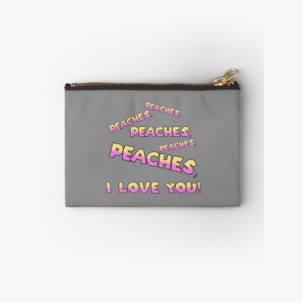 Item preview, Peaches, I Love You! (on Grey) designed and sold by epinkb.