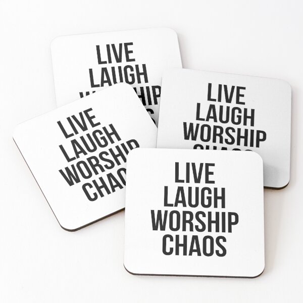 Item preview, Live Laugh Worship Chaos designed and sold by WarHaven.