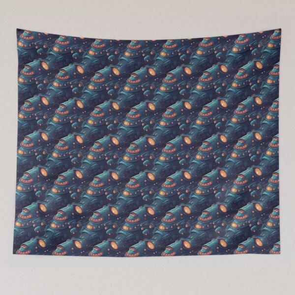Item preview, Spaceship Pattern designed and sold by tommytyrer.