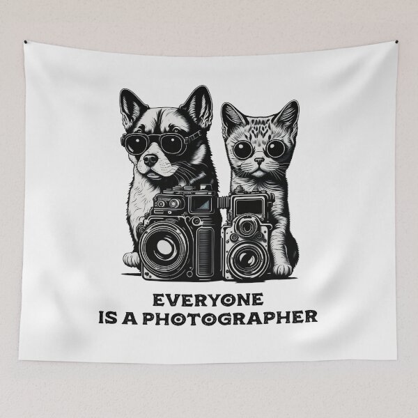 Artikelvorschau, Everyone is a photographer entworfen und verkauft von HappyTrippy.
