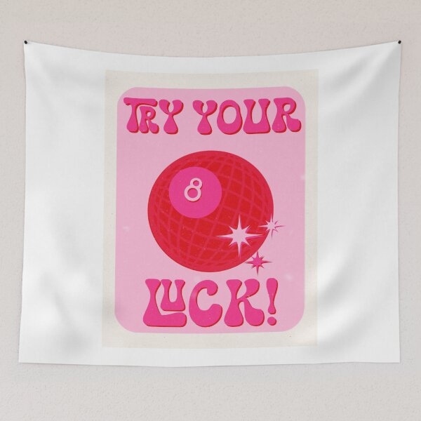 Item preview, try your luck! - pink and red designed and sold by Julia Santos.