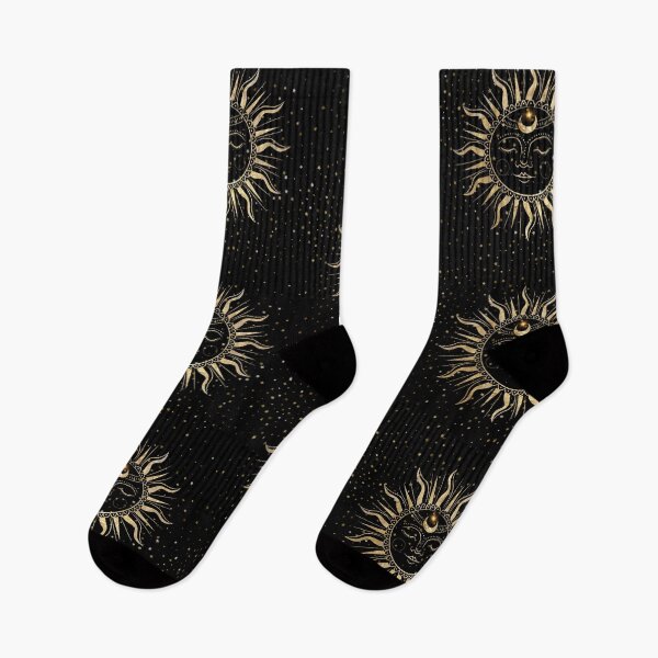 Item preview, Sun Moon Star Gold and Black designed and sold by BellaEstela.