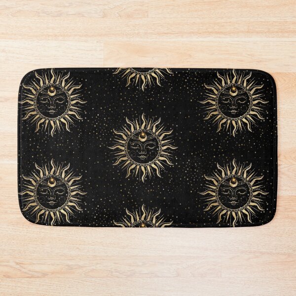 Item preview, Sun Moon Star Gold and Black designed and sold by BellaEstela.