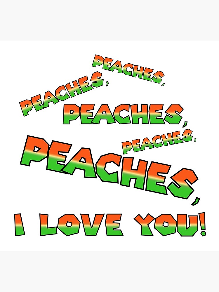 peaches - lyrics | Greeting Card