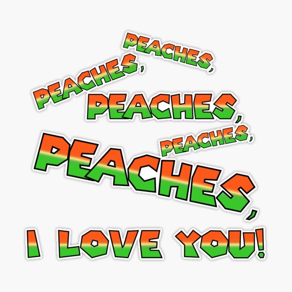 Musica Peaches Sticker for iOS & Android