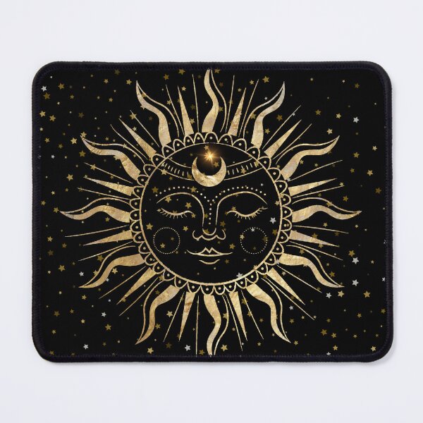 Item preview, Sun Moon Star Gold and Black designed and sold by BellaEstela.