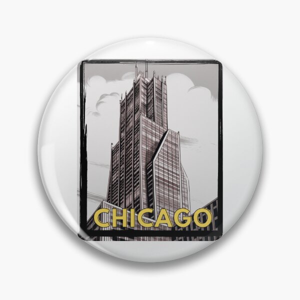Item preview, Chicago Sears Tower Illustration designed and sold by CremisArt.