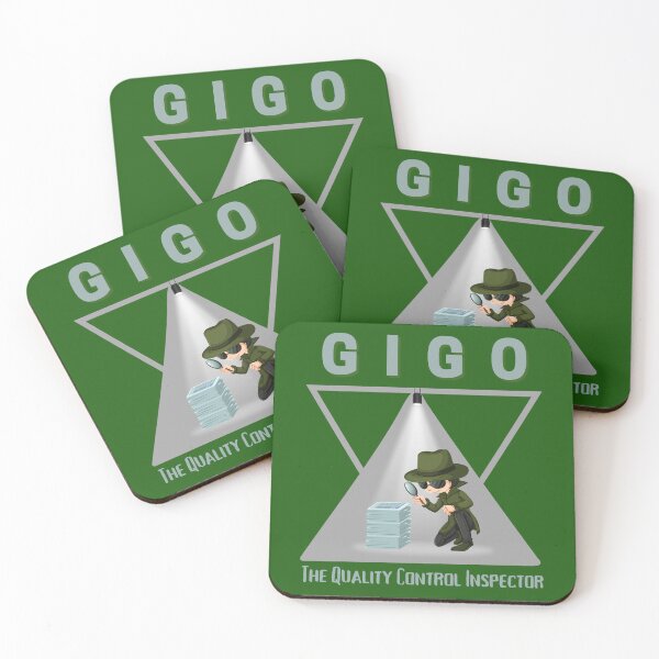 Item preview, GIGO The Quality Control Inspector - A Fun Tech Nerd Geek Acronym  designed and sold by Heartee.