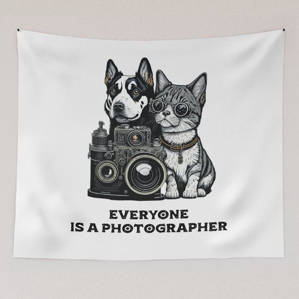 Artikelvorschau, Everyone is a photographer entworfen und verkauft von HappyTrippy.