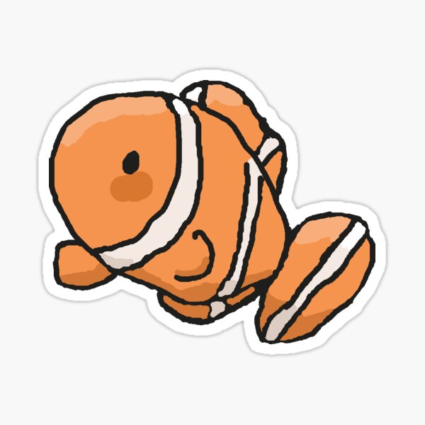 Item preview, Cute Clown Fish designed and sold by the-cyan-tiger.