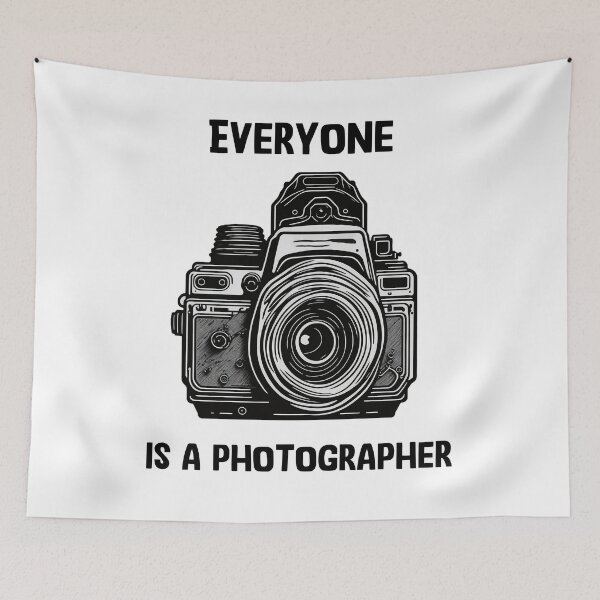 Artikelvorschau, Everyone is a photographer entworfen und verkauft von HappyTrippy.