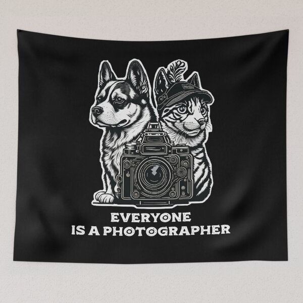 Artikelvorschau, Everyone is a photographer entworfen und verkauft von HappyTrippy.