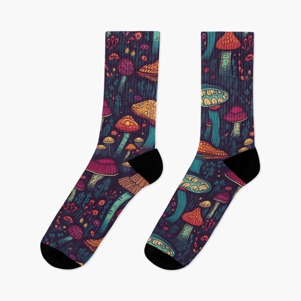 Item preview, Funky Mushroom Pattern - Pyschedelic and Colourful  designed and sold by Elysium-Create.