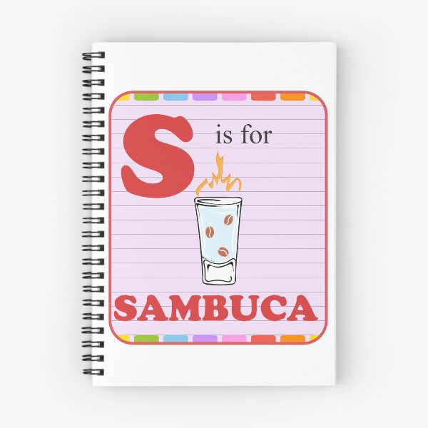 Item preview, S is for Sambuca designed and sold by Salukeart.