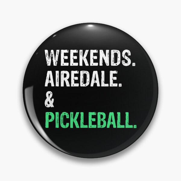 Item preview, Weekends Airedale and Pickleball Funny Dog Gift  designed and sold by Guarddogdrive.