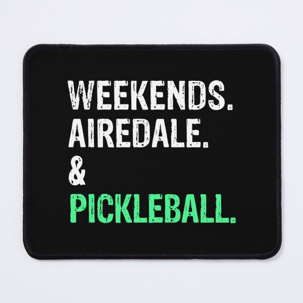 Item preview, Weekends Airedale and Pickleball Funny Dog Gift  designed and sold by Guarddogdrive.