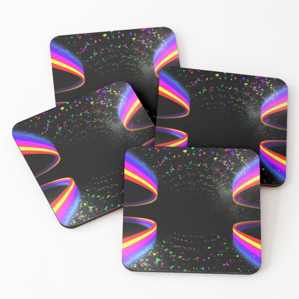 Item preview, Interstellar Gateway: Galaxies Connected by a Rainbow Portal designed and sold by Zachzacharyzak.
