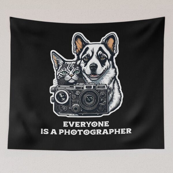 Artikelvorschau, Everyone is a photographer entworfen und verkauft von HappyTrippy.