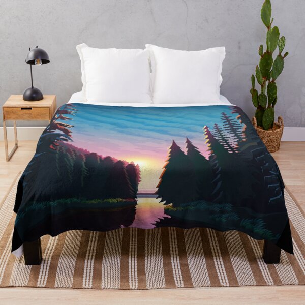 Item preview, Sunset in the forest designed and sold by federicousai.