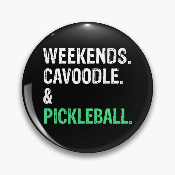 Artikelvorschau, Wochenenden Cavoodle und Pickleball Lustiges Hundegeschenk entworfen und verkauft von Guarddogdrive.