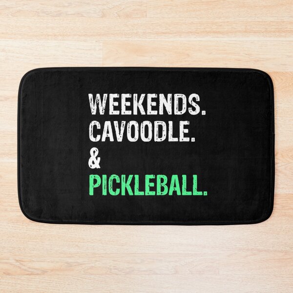 Item preview, Weekends Cavoodle and Pickleball Funny Dog Gift  designed and sold by Guarddogdrive.