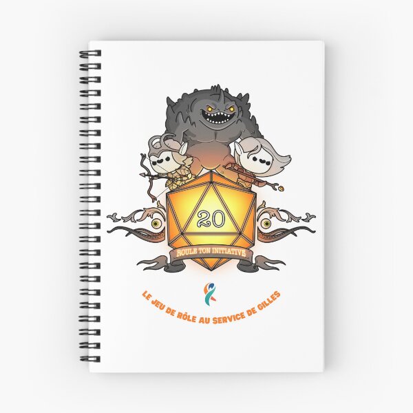 Item preview, "Roll your initiative" orange designed and sold by AQSTourette.