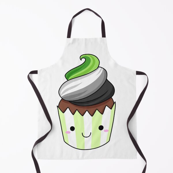 Item preview, Aromantic Pride Cupcake - Chocolate designed and sold by rainbow-milk.