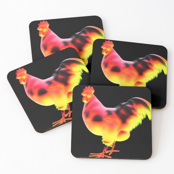 Item preview, Polychromatic Poultry: Abstract 3D Render of a Chicken designed and sold by Zachzacharyzak.