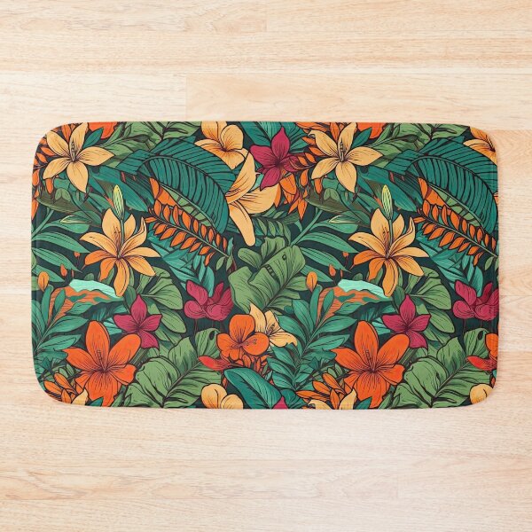 Item preview, Colourful Tropical Flower pattern - Detailed, intricate and fun! designed and sold by Elysium-Create.